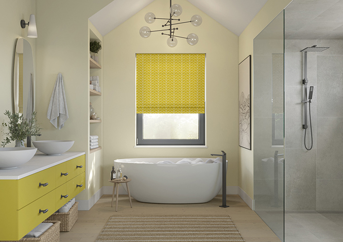 Orla Kiely Linear Stem, Sunflower - Roman Blind - Image 3